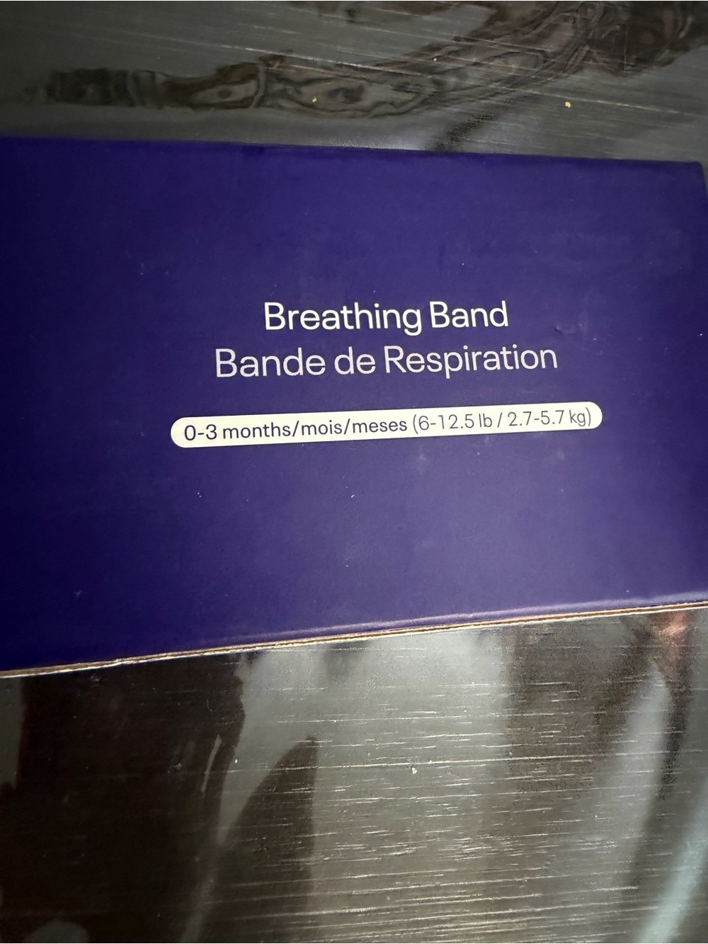 Nanit Breathing Band new in box - Deep Purple Packaging (0-3 months)